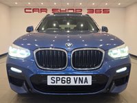 USED 2018 68 BMW X3 3.0 30d M Sport SUV 5dr Diesel Auto xDrive Euro 6 (s/s) (265 ps) 