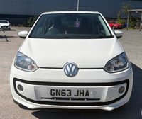USED 2013 63 VOLKSWAGEN UP! 1.0 High up! Hatchback 3dr Petrol Manual Euro 5 (75 ps) STUNNING CAR BOTH INSIDE AND OUT, LONG MOT AND EXCELLENT HISTORY - 10 STAMPS IN THE SERVICE BOOK, HPI CLEAR, 2 X KEYS, 1 PREVIOUS OWNER! ALLOYS, AIR CON, BLUETOOTH, FRONT FOG LIGHTS!