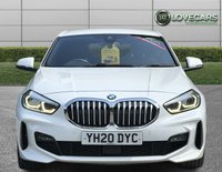 USED 2020 20 BMW 1 SERIES 1.5 118i M Sport Hatchback 5dr Petrol Manual Euro 6 (s/s) (140 ps) REALLY STUNNING EXAMPLE, WHITE WITH FULL BLACK LEATHER, HEATED SEATS, CRUISE, CLIMATE, NAV, BLUETOOTH, FRONT AND REAR PARKING SENSORS. EXCELLENT HISTORY, LONG MOT, 2 X KEYS, HPI CLEAR