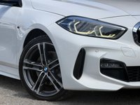 USED 2020 20 BMW 1 SERIES 1.5 118i M Sport Hatchback 5dr Petrol Manual Euro 6 (s/s) (140 ps) REALLY STUNNING EXAMPLE, WHITE WITH FULL BLACK LEATHER, HEATED SEATS, CRUISE, CLIMATE, NAV, BLUETOOTH, FRONT AND REAR PARKING SENSORS. EXCELLENT HISTORY, LONG MOT, 2 X KEYS, HPI CLEAR