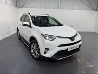 USED 2017 17 TOYOTA RAV4 2.5 VVT-h Excel SUV 5dr Petrol Hybrid CVT 4WD Euro 6 (s/s) (Safety Sense, Nav) (197 ps) FSH, heated seats, NAV, DAB, alloys