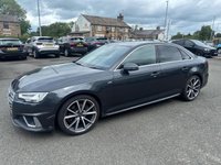 USED 2019 69 AUDI A4 2.0 TFSI 35 S-LINE SALOON 150 BHP + SAT NAV + PARKING SENSORS 