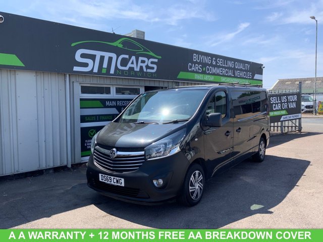 View our Vauxhall Vivaro 1.6 CDTi 2900 BiTurbo ecoTEC Sportive Panel Van 5dr Diesel Manual L2 H1 Euro 6 (s/s) (125 ps)