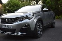 USED 2018 18 PEUGEOT 3008 1.6 BlueHDi Allure SUV 5dr Diesel Manual Euro 6 (s/s) (120 ps) COLOUR REVERSE CAMERA,