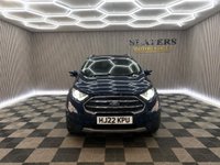 USED 2022 22 FORD ECOSPORT 1.0T EcoBoost GPF Titanium SUV 5dr Petrol Manual Euro 6 (s/s) (125 ps) Complementary 6 Months RAC Warranty and 12 Months RAC Breakdown Cover Also Receive a Full MOT With All Advisory Work Completed, Fresh Engine Service and RAC Multipoint Check Before Collection/Delivery