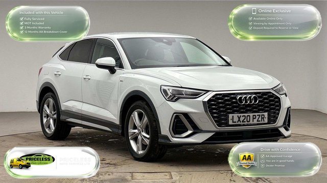 View our Audi Q3 1.5 TFSI CoD 35 S line Sportback 5dr Petrol S Tronic Euro 6 (s/s) (150 ps)