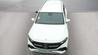 USED 2023 23 MERCEDES-BENZ EQB White EQB 300 AMG Line, 29,650 miles, Electric 4MATIC, 7 seats, Sat nav, Rear camera, Heated front seats, Part leather, ULEZ compliant. This 2023 Mercedes-Benz EQB 300 AMG Line is a well-maintained vehicle that has had only one owner from new. As an all-electric SUV with four-wheel drive, this AMG Line model offers a practical solution for families, featuring seven seats and a spacious boot. The vehicle is equipped with a 73 kWh battery that provides a range of 253 miles when new, and it comes with an MOT valid until June 2027. Comfort and safety are prioritised through features such as heated front seats, THERMOTRONIC automatic