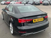 USED 2019 69 AUDI A3 1.5 TFSI CoD 35 S line Saloon 4dr Petrol S Tronic Euro 6 (s/s) (150 ps) 