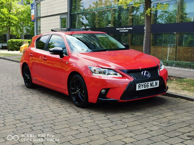 View our Lexus Ct 1.8 200h Sport Hatchback 5dr Petrol Hybrid CVT Euro 6 (s/s) (136 ps)