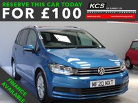 USED 2020 20 VOLKSWAGEN TOURAN 1.5 TSI EVO SE Family MPV 5dr Petrol DSG Euro 6 (s/s) (150 ps) HTD LEATHER-SAT NAV-PAN ROOF