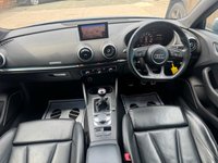USED 2017 17 AUDI S3 2.0 TFSI Sportback 5dr Petrol Manual quattro Euro 6 (s/s) (310 ps) TECH PK+DIGI DASH+B/O AUDIO