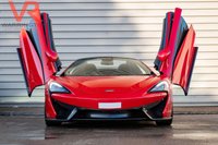 USED 2018 18 MCLAREN 570S 3.8T V8 Spider 2dr Petrol SSG Euro 6 (s/s) (570 ps) Vermillion Red + Carbon Fibre + Apex Red