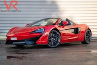 USED 2018 18 MCLAREN 570S 3.8T V8 Spider 2dr Petrol SSG Euro 6 (s/s) (570 ps) Vermillion Red + Carbon Fibre + Apex Red