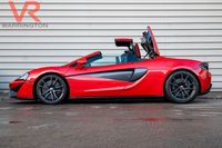 USED 2018 18 MCLAREN 570S 3.8T V8 Spider 2dr Petrol SSG Euro 6 (s/s) (570 ps) Vermillion Red + Carbon Fibre + Apex Red