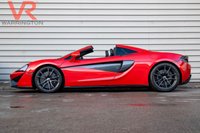 USED 2018 18 MCLAREN 570S 3.8T V8 Spider 2dr Petrol SSG Euro 6 (s/s) (570 ps) Vermillion Red + Carbon Fibre + Apex Red