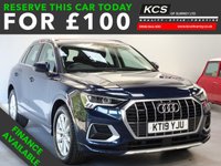 USED 2019 19 AUDI Q3 2.0 TFSI 40 Sport SUV 5dr Petrol S Tronic quattro Euro 6 (s/s) (190 ps) SAT NAV-APPLE CARPLAY-DAB