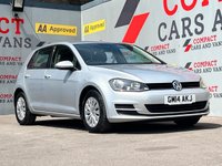 USED 2014 14 VOLKSWAGEN GOLF 1.2 TSI BlueMotion Tech S Hatchback 5dr Petrol Manual Euro 5 (s/s) (85 ps) LOW MILES !!!