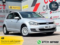 USED 2014 14 VOLKSWAGEN GOLF 1.2 TSI BlueMotion Tech S Hatchback 5dr Petrol Manual Euro 5 (s/s) (85 ps) LOW MILES !!!