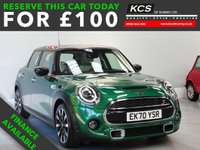 USED 2020 70 MINI HATCH 2.0 Cooper S Exclusive Hatchback 5dr Petrol Steptronic Euro 6 (s/s) (192 ps) SAT NAV-PAN ROOF-COMFORT PLUS