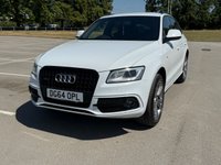 USED 2014 64 AUDI Q5 2.0 TDI S line Plus SUV 5dr Diesel S Tronic quattro Euro 5 (s/s) (177 ps) USB, CRUISE, CLIMATE, MOT JULY 2027