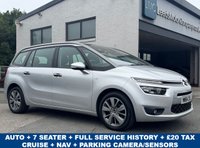 USED 2014 64 CITROEN GRAND C4 PICASSO 1.6 e-HDi Airdream Exclusive MPV 5dr Diesel ETG6 Euro 5 (s/s) (115 ps) AUTO -- 7 SEATER -- &pound;20 -- FULL SERVICE HISTORY -- SAT NAV