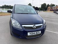USED 2014 14 VAUXHALL ZAFIRA 1.8 16V Exclusiv MPV 5dr Petrol Manual Euro 5 (120 ps) 12m MOT INCLUDED IN SALE