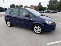 USED 2014 14 VAUXHALL ZAFIRA 1.8 16V Exclusiv MPV 5dr Petrol Manual Euro 5 (120 ps) 12m MOT INCLUDED IN SALE