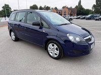 USED 2014 14 VAUXHALL ZAFIRA 1.8 16V Exclusiv MPV 5dr Petrol Manual Euro 5 (120 ps) 12m MOT INCLUDED IN SALE