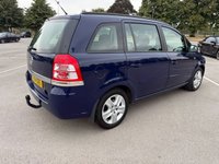 USED 2014 14 VAUXHALL ZAFIRA 1.8 16V Exclusiv MPV 5dr Petrol Manual Euro 5 (120 ps) 12m MOT INCLUDED IN SALE