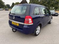 USED 2014 14 VAUXHALL ZAFIRA 1.8 16V Exclusiv MPV 5dr Petrol Manual Euro 5 (120 ps) 12m MOT INCLUDED IN SALE
