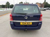 USED 2014 14 VAUXHALL ZAFIRA 1.8 16V Exclusiv MPV 5dr Petrol Manual Euro 5 (120 ps) 12m MOT INCLUDED IN SALE