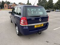 USED 2014 14 VAUXHALL ZAFIRA 1.8 16V Exclusiv MPV 5dr Petrol Manual Euro 5 (120 ps) 12m MOT INCLUDED IN SALE