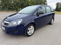 USED 2014 14 VAUXHALL ZAFIRA 1.8 16V Exclusiv MPV 5dr Petrol Manual Euro 5 (120 ps) 12m MOT INCLUDED IN SALE
