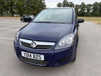 USED 2014 14 VAUXHALL ZAFIRA 1.8 16V Exclusiv MPV 5dr Petrol Manual Euro 5 (120 ps) 12m MOT INCLUDED IN SALE