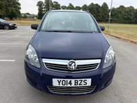 USED 2014 14 VAUXHALL ZAFIRA 1.8 16V Exclusiv MPV 5dr Petrol Manual Euro 5 (120 ps) 12m MOT INCLUDED IN SALE
