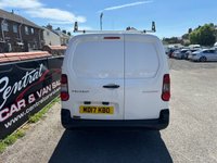 USED 2017 17 PEUGEOT PARTNER 1.6 BlueHDi 756 S Panel Van 6dr Diesel Manual L2 (112 g/km, 97.64 bhp) Twin Side loading Doors- - Ply Lined - Low Miles - Mint Condition