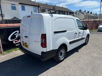 USED 2017 17 PEUGEOT PARTNER 1.6 BlueHDi 756 S Panel Van 6dr Diesel Manual L2 (112 g/km, 97.64 bhp) Twin Side loading Doors- - Ply Lined - Low Miles - Mint Condition