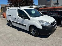 USED 2017 17 PEUGEOT PARTNER 1.6 BlueHDi 756 S Panel Van 6dr Diesel Manual L2 (112 g/km, 97.64 bhp) Twin Side loading Doors- - Ply Lined - Low Miles - Mint Condition