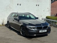 USED 2019 19 BMW 5 SERIES 2.0 520d M Sport Touring 5dr Diesel Auto Euro 6 (s/s) (190 ps) THIS AUTOMATIC ESTATE 2.0 BMW 5 SERIES TOURING, COMES WITH LOTS OF EXTRAS, FULL LEATHER INTERIOR, SAT NAV, FRONT AND REAR PARKING SENSORS