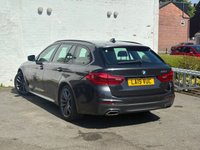 USED 2019 19 BMW 5 SERIES 2.0 520d M Sport Touring 5dr Diesel Auto Euro 6 (s/s) (190 ps) THIS AUTOMATIC ESTATE 2.0 BMW 5 SERIES TOURING, COMES WITH LOTS OF EXTRAS, FULL LEATHER INTERIOR, SAT NAV, FRONT AND REAR PARKING SENSORS
