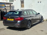 USED 2019 19 BMW 5 SERIES 2.0 520d M Sport Touring 5dr Diesel Auto Euro 6 (s/s) (190 ps) THIS AUTOMATIC ESTATE 2.0 BMW 5 SERIES TOURING, COMES WITH LOTS OF EXTRAS, FULL LEATHER INTERIOR, SAT NAV, FRONT AND REAR PARKING SENSORS