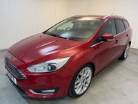 USED 2016 16 FORD FOCUS 1.0T EcoBoost Titanium X Estate 5dr Petrol Auto Euro 6 (s/s) (125 ps) Sat Nav/ Full Leather/ Heated Seats