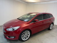 USED 2016 16 FORD FOCUS 1.0T EcoBoost Titanium X Estate 5dr Petrol Auto Euro 6 (s/s) (125 ps) Sat Nav/ Full Leather/ Heated Seats