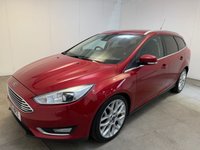 USED 2016 16 FORD FOCUS 1.0T EcoBoost Titanium X Estate 5dr Petrol Auto Euro 6 (s/s) (125 ps) Sat Nav/ Full Leather/ Heated Seats