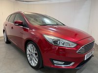 USED 2016 16 FORD FOCUS 1.0T EcoBoost Titanium X Estate 5dr Petrol Auto Euro 6 (s/s) (125 ps) Sat Nav/ Full Leather/ Heated Seats