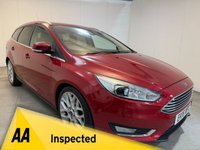 USED 2016 16 FORD FOCUS 1.0T EcoBoost Titanium X Estate 5dr Petrol Auto Euro 6 (s/s) (125 ps) Sat Nav/ Full Leather/ Heated Seats