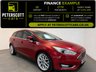 USED 2016 16 FORD FOCUS 1.0T EcoBoost Titanium X Estate 5dr Petrol Auto Euro 6 (s/s) (125 ps) Sat Nav/ Full Leather/ Heated Seats