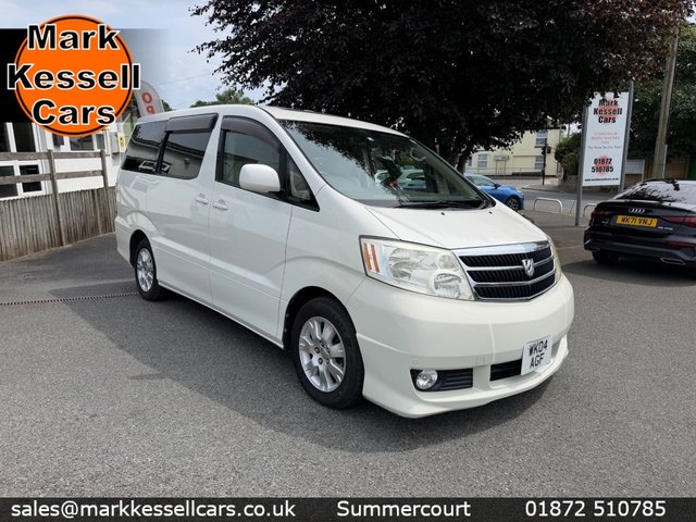 View our TOYOTA ALPHARD CAMPERVAN