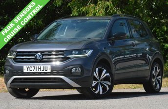 2021 VOLKSWAGEN T-CROSS 1.0 TSI Black Edition SUV 5dr Petrol Manual Euro 6 (s/s) (95 ps) &pound;13999.00
