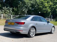USED 2019 69 AUDI A4 2.0 TFSI 40 S line Saloon 4dr Petrol S Tronic Euro 6 (s/s) (190 ps) SAT NAV + PARKING SENSORS